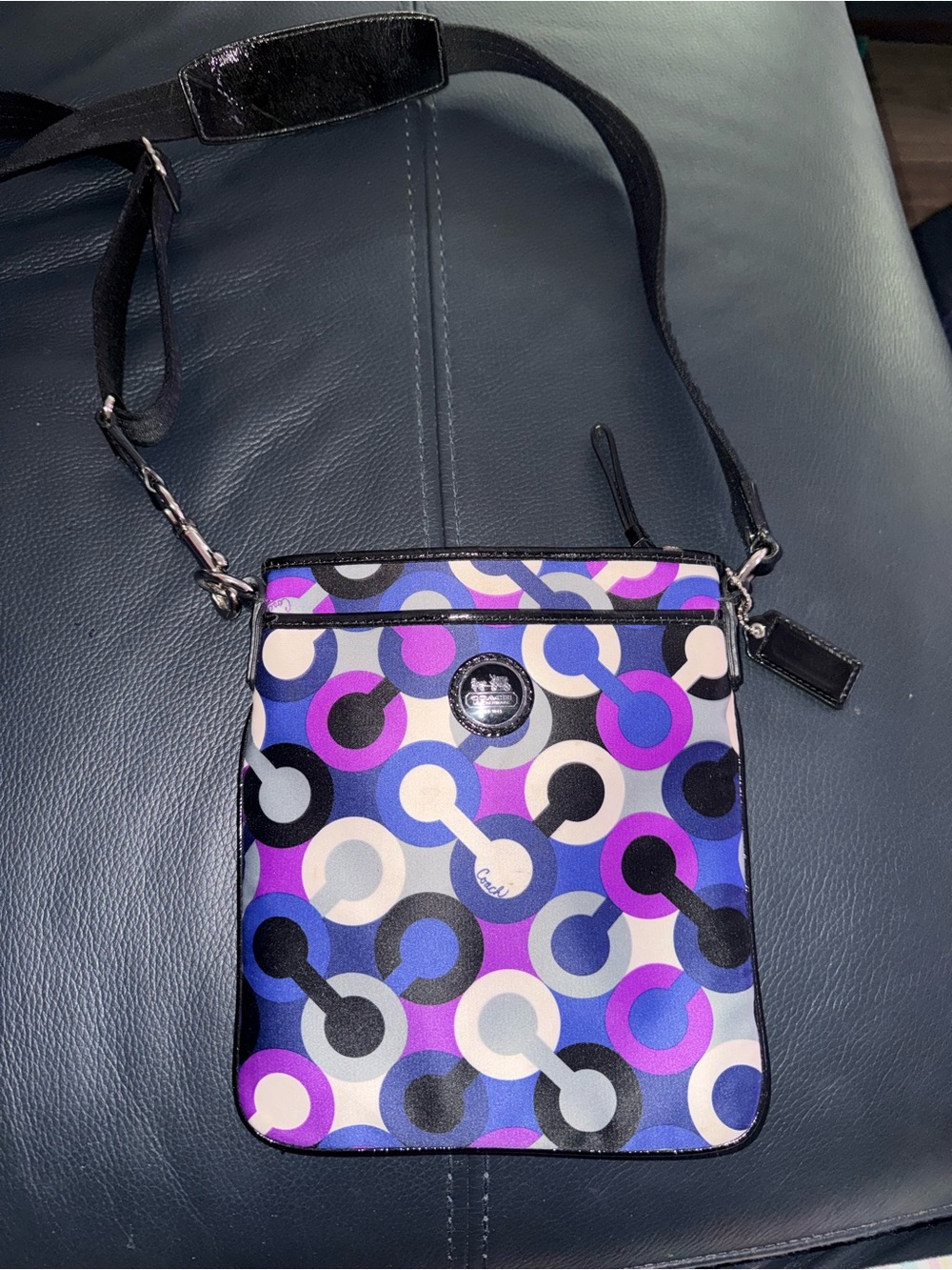 Coach Crossbody Bag in Purple Multi